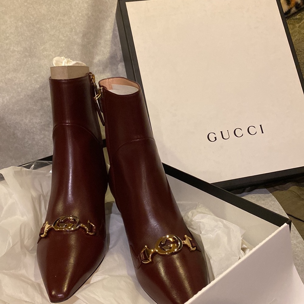Gucci “vintage bordeau” boots - Picture 6 of 6